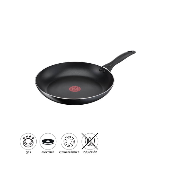 Sartén 30 Cm Easy Cook Aluminio Negro 1 Piezas