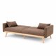 thumbnail image 5 of Sofá Cama Amelia 77x187x77 cm Café, 5 of 8