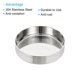 thumbnail image 4 of Tapón de extremo de tubería de 45 mm de diámetro exterior, 2 piezas de tapón de extremo de acero inoxidable 304, tapa de tubo plana, cubierta de tubería pulida para fontanería y HVAC, 4 of 5