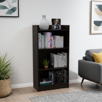 Tuhome - Biblioteca Office W-62 Wengue 3 Repisas 120X62,9X30,2 Cm