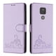 thumbnail image 5 of Funda tipo cartera FOXDOCK para Motorola MOTO G PLAY 2021 con soporte, ranuras, RFID, diseño de gato, 5 of 5