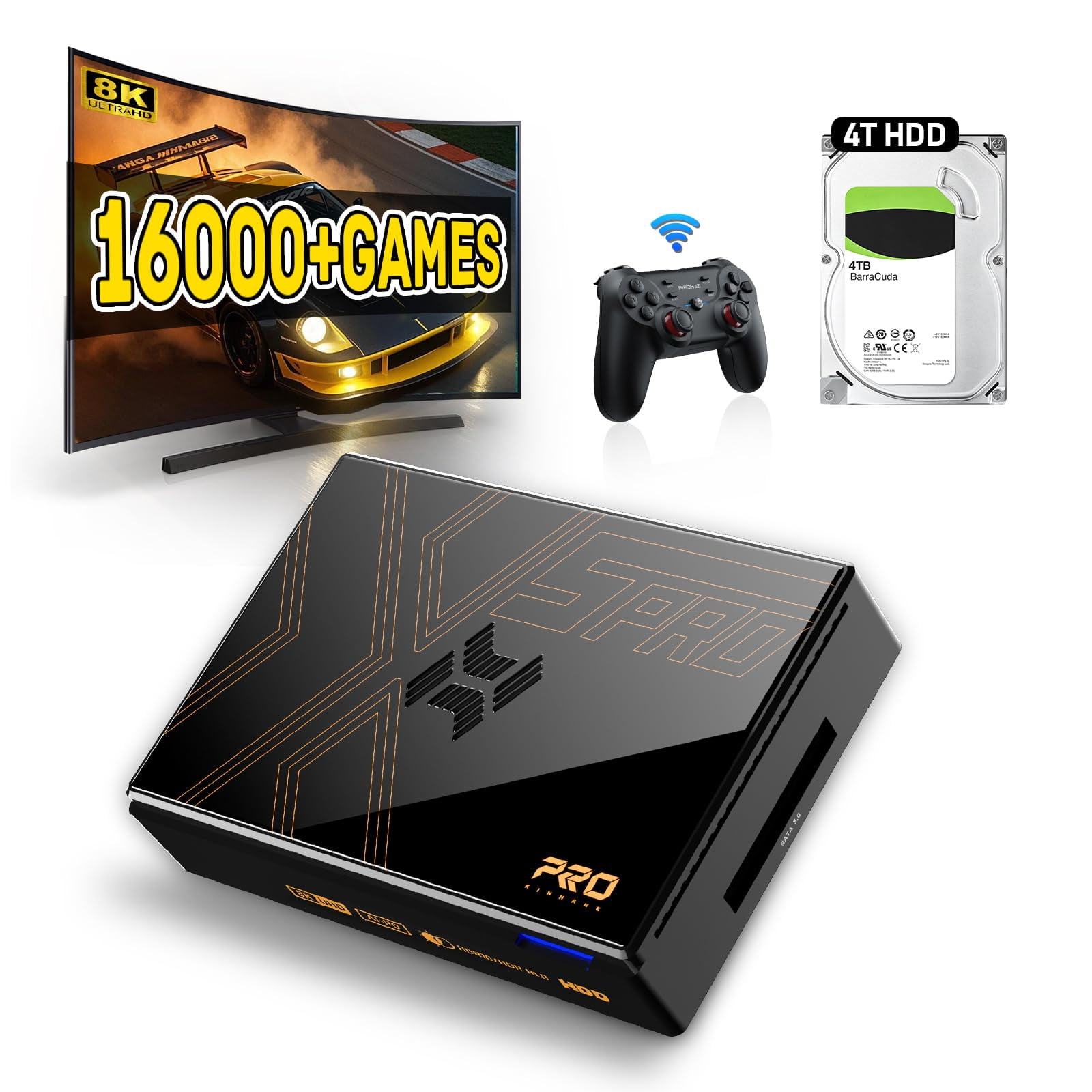 Consola De Juegos Kinhank Super Console X5 Pro Con Más De 16000 Juegos