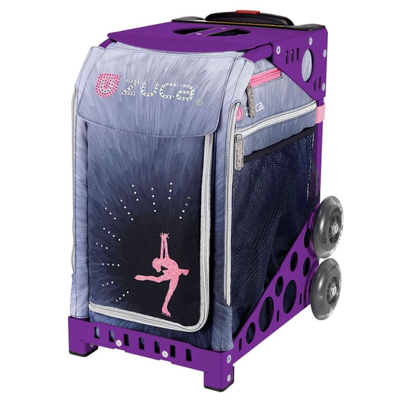 Bolsa ZUCA Sport Ice Dreamz LUX con inserto y marco morado