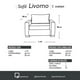 thumbnail image 3 of Sofa Livorno 1c Lino Gris Oscuro, 3 of 3