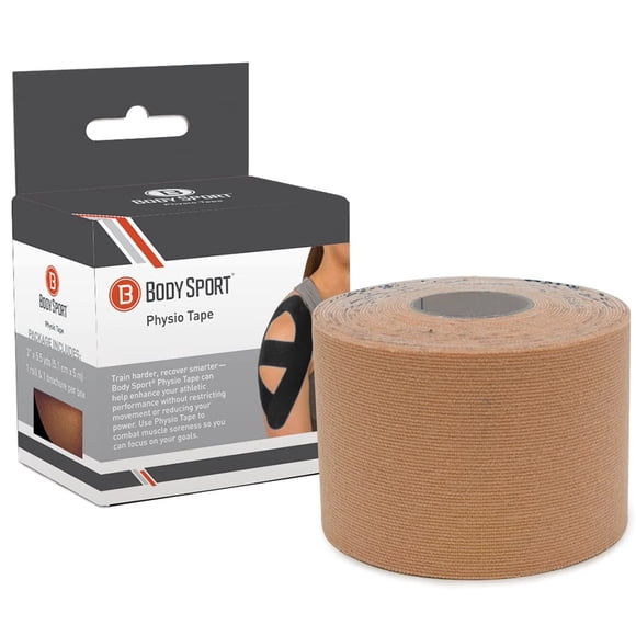 Physio Tape Body Sport, 5 cm x 5 m, soporte natural