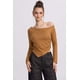 thumbnail image 1 of Polera Mujer Asimétrica Camel, 1 of 4