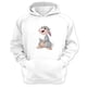 thumbnail image 1 of Polerón Canguro Conejo Blanca Dibujos Animados Blanco Talla Xs Unisex, 1 of 3