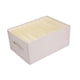 thumbnail image 3 of Contenedor De Almacenamiento De Ropa Contenedor De Almacenamiento Resistente Para Edredones Libros Sábanas XL Beige 9 Rejillas, 3 of 3