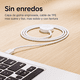 thumbnail image 2 of Cable de Carga Magnética Blanco para Reloj Inteligente – 1.2 m (Blanco) - SmartMob, 2 of 3