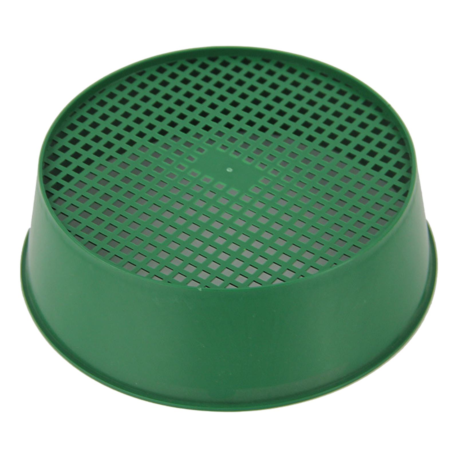 Magideal - De Suelo De Jardín, De Abono Y Arena Para Jardín, Colador De Pp, Colador Redondo De Suciedad De Suelo De 8 ""De Diámetro Para Jardinería