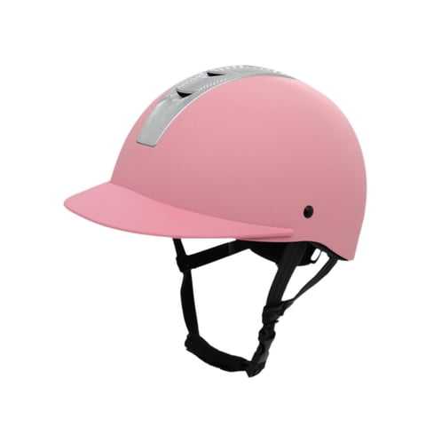 Magideal - Casco De Montar, Equipamiento Para Caballos, Casco De Bicicleta, Verano, Equipo De Protección Ligero, Gorro De Montar Moderno, Cómodo Y Transpirable Rosa