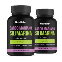 Pack 2 Cardo Mariano Silimarina Nutrilife+ 120 Capsulas Sin Sabor