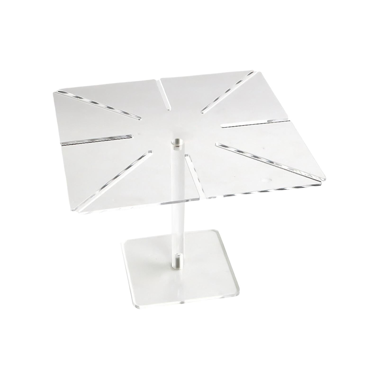 Bothyi - Soporte Acrílico Transparente Para Tartas, Soporte Para Mesa De Dulces, Soporte Para Postres, Soporte Para Tartas Cuadrado