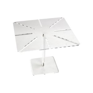 Bothyi - Soporte Acrílico Transparente Para Tartas, Soporte Para Mesa De Dulces, Soporte Para Postres, Soporte Para Tartas Cuadrado