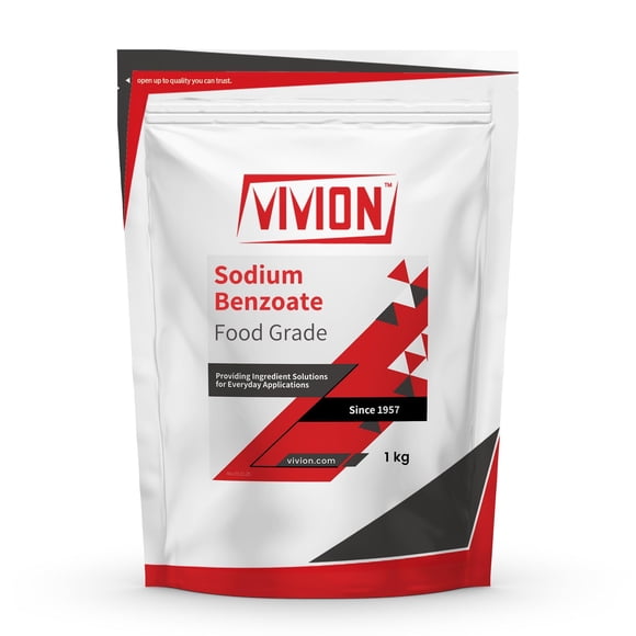 Benzoato de sodio Vivion 1 kg conservante grado alimenticio