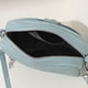 thumbnail image 3 of Bolso bandolera pequeño de piel para mujer (azul), 3 of 7