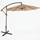 thumbnail image 1 of Quitasol Lateral 3mt Soporte Pedestal Extensible UV, Café, 1 of 8