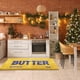 thumbnail image 4 of Alfombra Kitchen Mat Momlli Butter, de felpa, de color amarillo brillante, 4 of 9