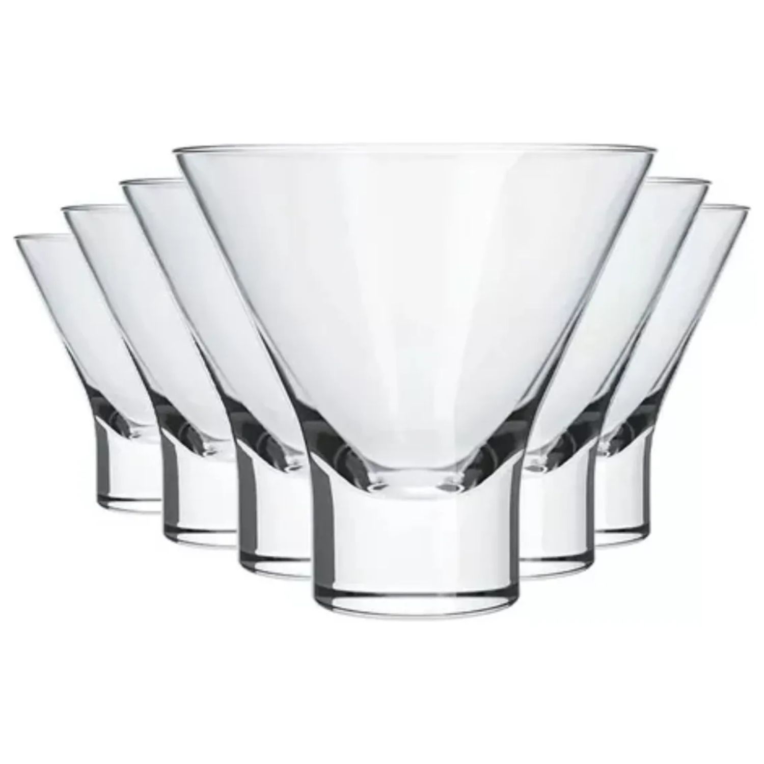 Set 6 Vasos Coctel Nadir Ilhabela 180Ml Transparente Premium