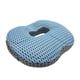 thumbnail image 2 of Cojín de asiento transpirable Cojín de silla, antideslizante Cómoda almohada de apoyo para la cadera, Cojín portátil para sentarse en forma de rosquil Azul, 2 of 5