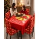 thumbnail image 4 of Mantel Navideño Rojo y 6 Fundas para Sillas 7 Pzs, 4 of 6