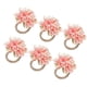 thumbnail image 4 of 6x Servilleteros Con Hebilla De Toalla En Forma De Flor Para La Decoración Navide?a De Acción De Gracias Rosa, 4 of 5