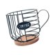 thumbnail image 5 of Coffee Pod Holder Organizer Cup Wire Coffee Pod Basket Para Kitchen Pod Negro Con Letras, 5 of 5