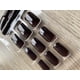 thumbnail image 4 of Uñas Press-on Cuadradas Largas 24pcs Unicolor Chocolate Oscuro Postizas Reutilizables, 4 of 8