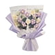thumbnail image 2 of Ramo De Flores De Ganchillo Completo Para Vacaciones Día De La Madre Regalo Familiar Violeta, 2 of 5