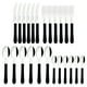 thumbnail image 3 of Tramontina Juego Cubiertos 25 Piezas Leme Negro, 3 of 5