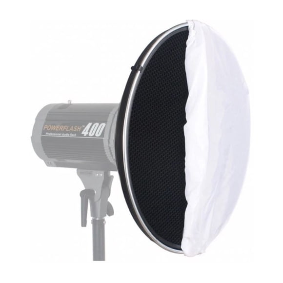 Beauty Dish 55cm Grilla Telas Difusoras Bowens