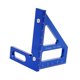 thumbnail image 4 of Regla Del Triángulo De Regla De Medición De ángulo Múltiple Para Elaborar El Uso Del Hogar De 8.5x7.9x11.2cm Pulgada Azul, 4 of 5