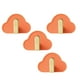 thumbnail image 2 of 4 Ganchos De Almacenamiento Autoadhesivos Flexibles Para Ropa, Llaves, Bolsas, Color Naranja, 2 of 3