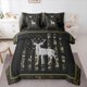 thumbnail image 1 of Feelyou Green Hunting Camo Twin Comforter Set with Sheets, 1 of 3