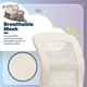 thumbnail image 5 of Silla de trabajo Serta Essential sin brazos con ruedas y respaldo de malla, color crema, 5 of 9