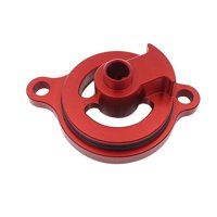 Magideal - Tapa De La Cubierta Del Motor Aleación De Aluminio Accesorios De Piezas De Repuesto Premium Duraderos Para Crf250R Instalación Conveniente Rojo