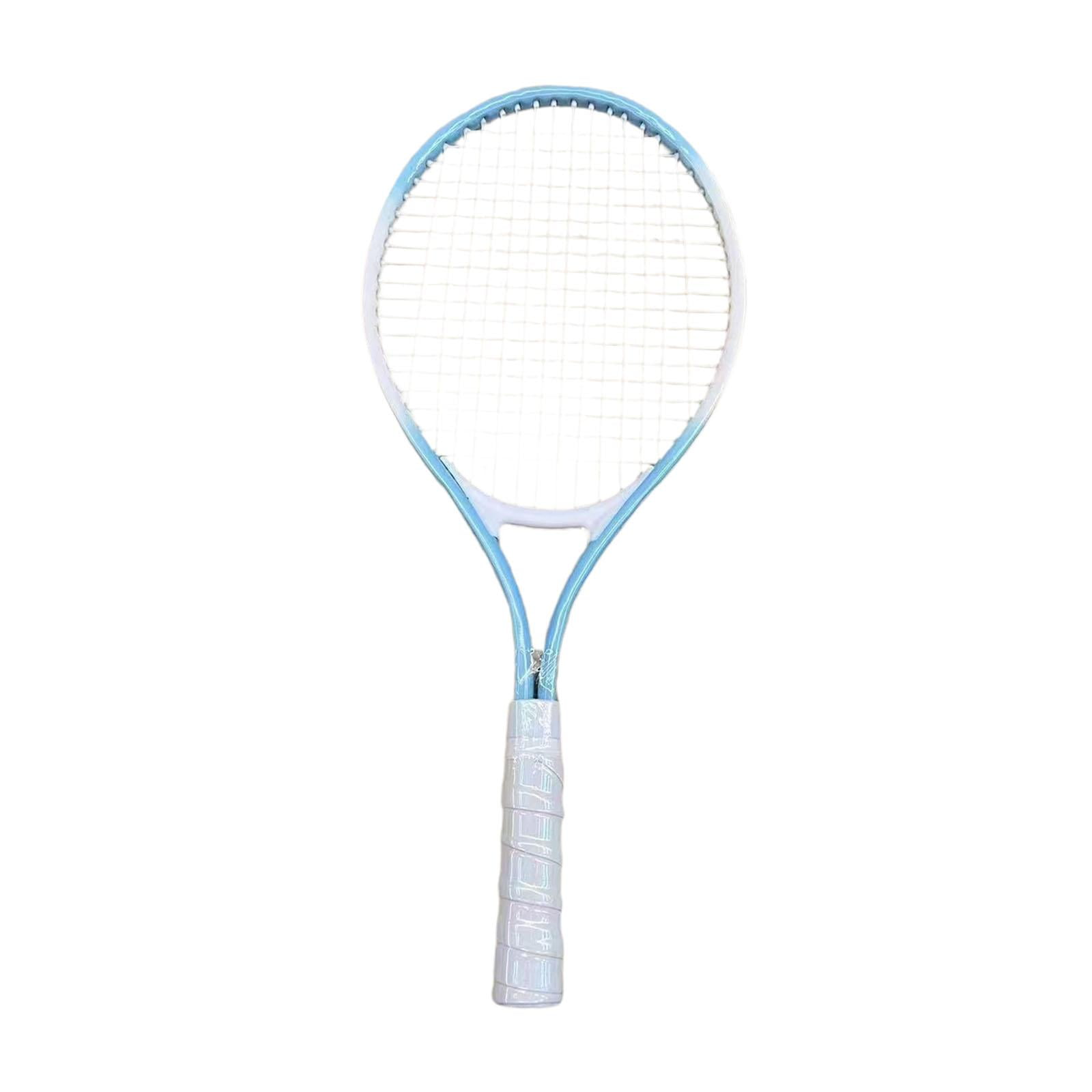 Magideal - Raqueta De Tenis De 22,8", Equipo De Entrenamiento Individual Profesional, Raqueta De Tenis Portátil Para Principiantes, Entrenamiento En El Pati Azul