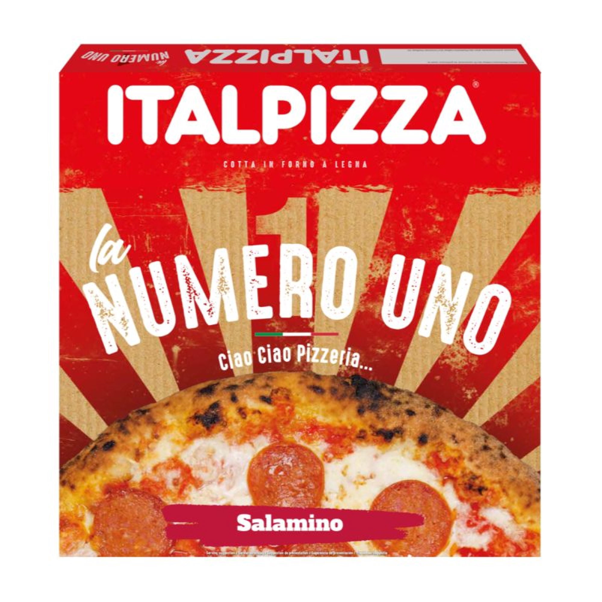 Pizza Congelada Salami 410 g Italpizza