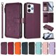 thumbnail image 3 of Funda Cartera Mariposa para [Xiaomi Redmi 12 4G/5G] con Soporte y Cremallera Violeta, 3 of 6