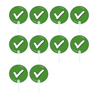 Bothyi - Paletas De Votación En El Aula Tarjetas De Puntuación Portátiles Para Actividades Evento Aula Verdadero O Falso