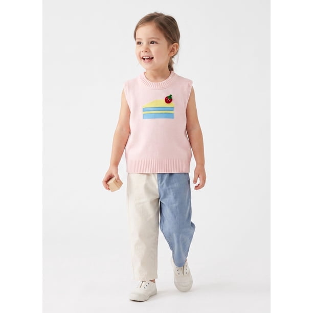 Chaleco Sin Mangas Tejido Bebe Hilo Niña Exclusivo