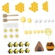 thumbnail image 4 of Toppers de Pastel de Abejas de 35 Piezas, Topper de Pastel de Jarra de Miel, Decoración Creativa de Fiesta Temática de Abejas Miel para La Celebración, 4 of 5