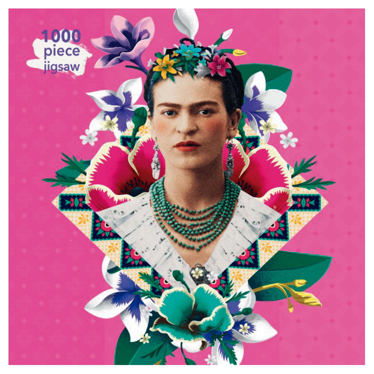 Rompecabeza Frida Kahlo: Pink - 1000 Piezas | Lider