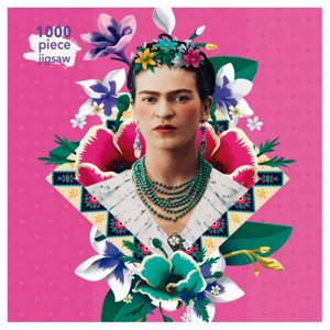 Flametree - Rompecabeza Frida Kahlo: Pink - 1000 Piezas