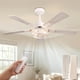 thumbnail image 1 of Ventilador de Techo WYNEYET 42 Pulgadas Blanco con Luz y Control Remoto, 1 of 3