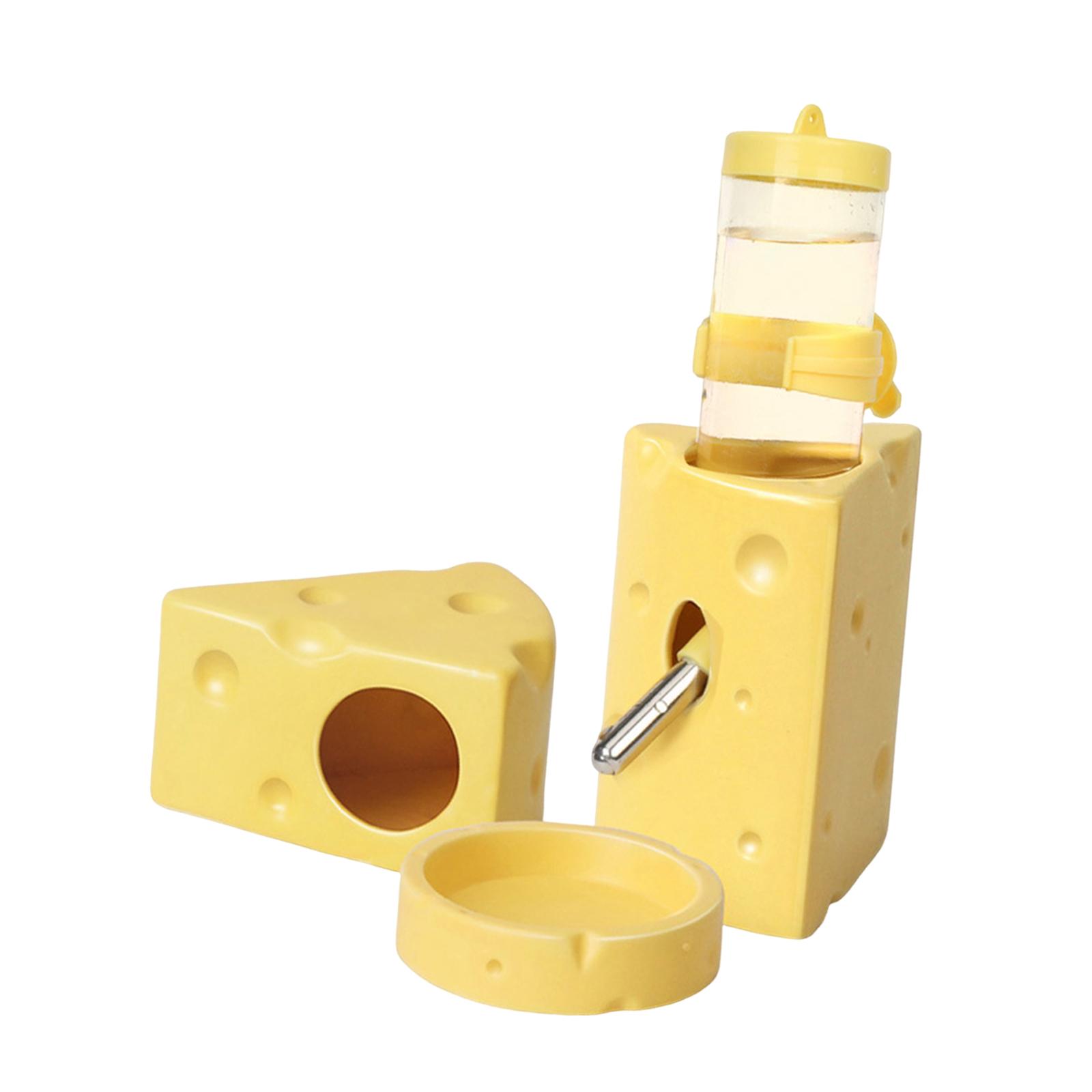 Magideal - Escondite Para Hámster Hecho De Cerámica, Refrigeración Para Hámster, Casa De Cerámica, Escondite Para Mascotas Pequeñas, Cueva, Decoración Para Ardil Amarillo L