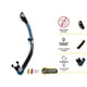 thumbnail image 2 of Snorkel Cressi Alpha Ultra Dry negro/negro/negro, 2 of 6