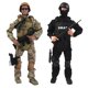 thumbnail image 5 of 1/6 Soldado De Las Fuerzas Especiales Combate Desierto SWAT Y ACU Soldado 12 "Figuras De Acción, 5 of 5