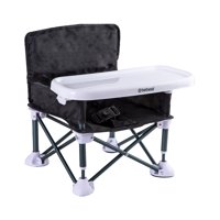 Bebesit - Silla De Comer Plegable Camping Xt01 Negro