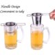 thumbnail image 5 of Infusor de té de acero inoxidable con filtro y asa plegable para hojas sueltas en tazas, tazones y teteras., 5 of 7